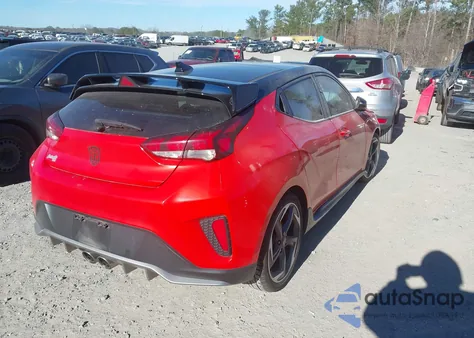2019 Hyundai Veloster Turbo Ultimate из США, поврежденный, VIN KMHTH6AB7KU015742